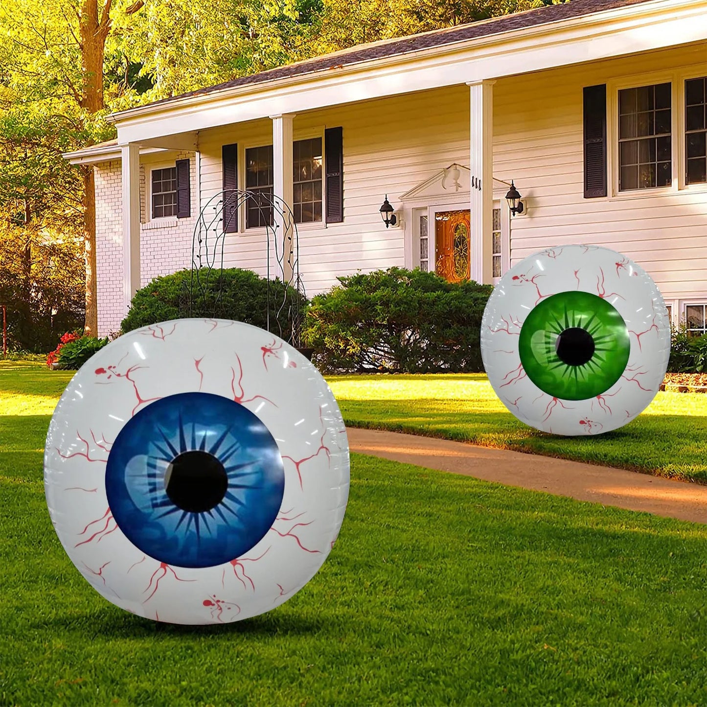 Halloween Decoration Indoor,Halloween Inflatables Eyeball Decorations Bloodshot Eyeballs Indoor Outdoor and Garden Halloween Decors,Halloween Party Decorations Indoor Outdoor